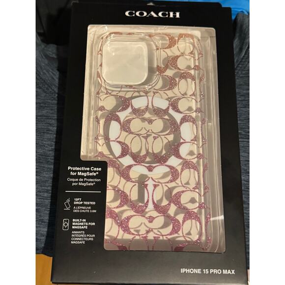 Coach Protective Case for iPhone 15 Pro Max with MagSafe Drop Protection - Picture 7 of 7